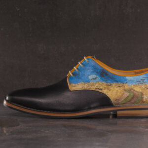 Korenveld met kraaien Formal Black